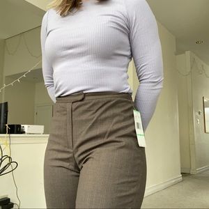 NWT Wool High-Waisted Trousers